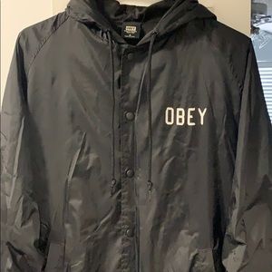OBEY windbreaker jacket! Size LG